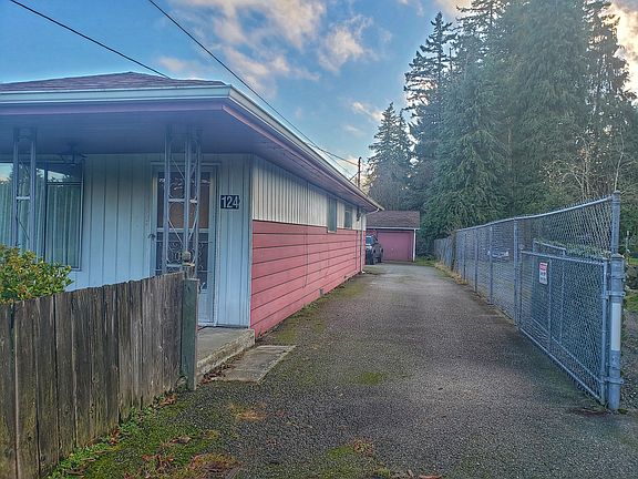 Entrance with gate open