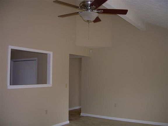 Vaulted ceilings make for an open floorplan