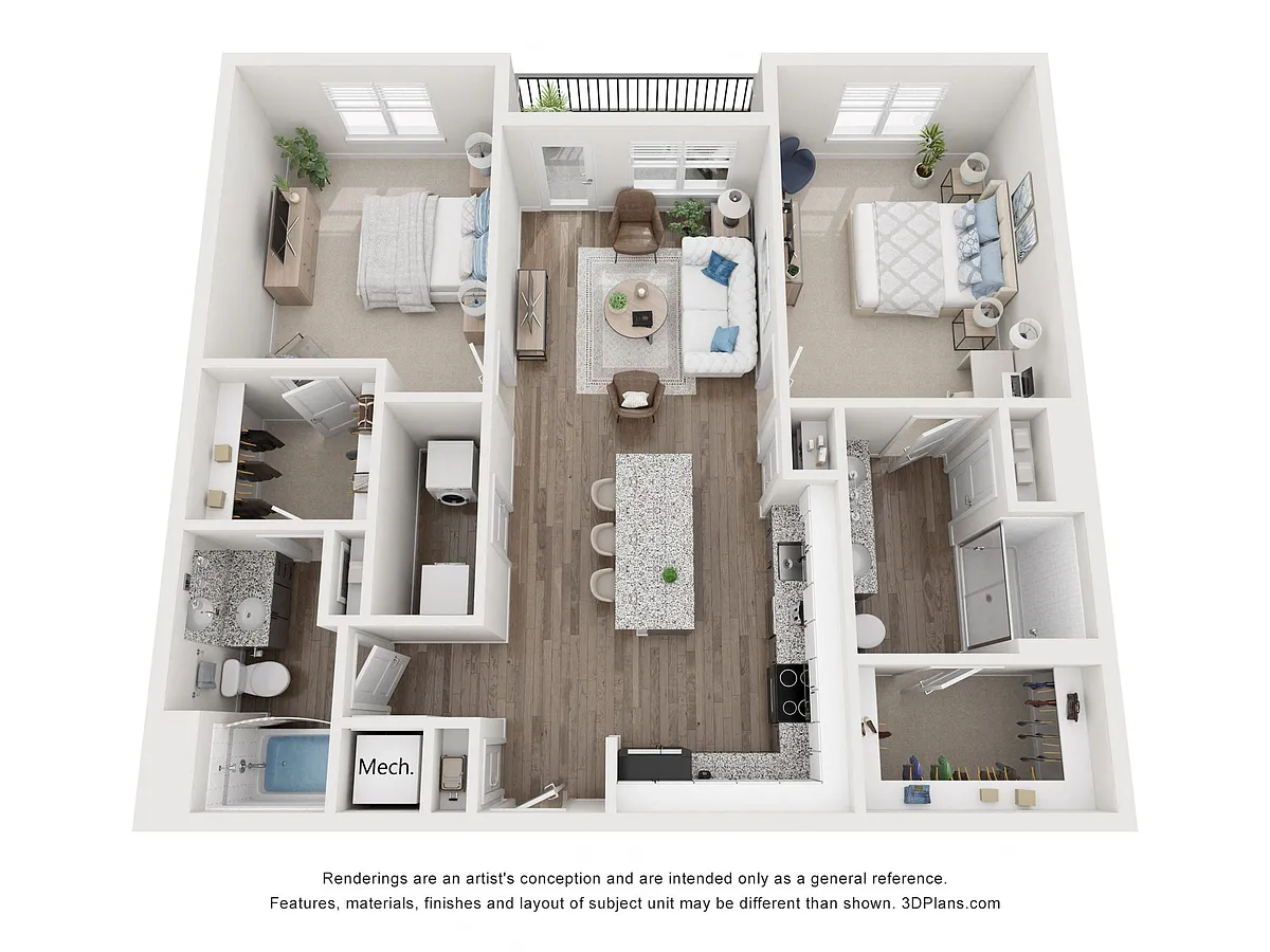 Floor plan B3