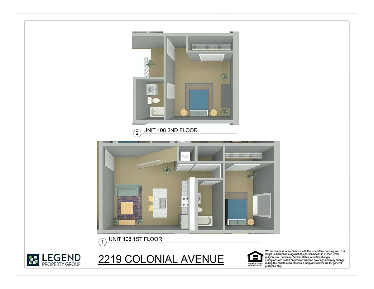 Floor plan Linde Lofts 108