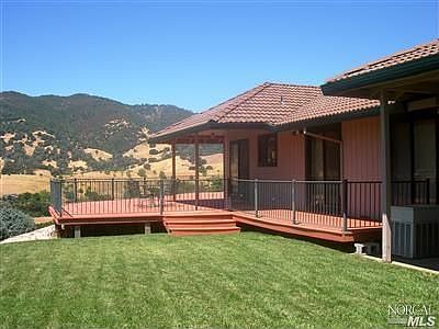 Lawn & back deck