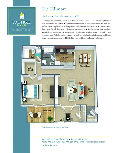 Floor plan Fillmore Classic