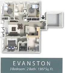 Floor plan Evanston