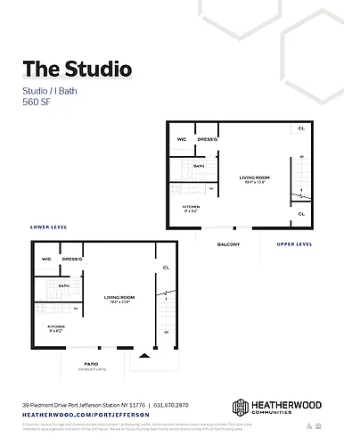 Floor plan Studio Upgrade