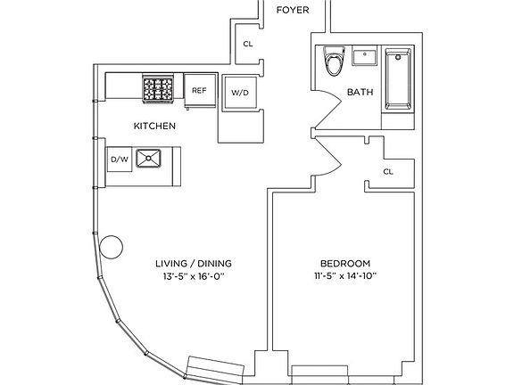 2nd image of 86 Fleet Pl APT 15Q