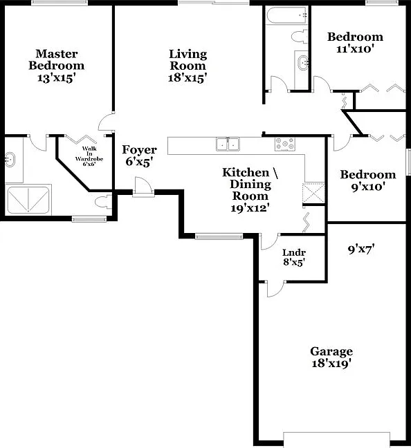 3 bed, 2.0 bath, 1314 sqft, $1,770 — Photo 2