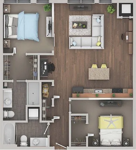 Floor plan Plan C
