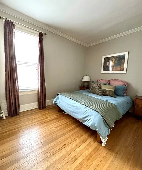 Bedroom 1. Located off the dining room.
