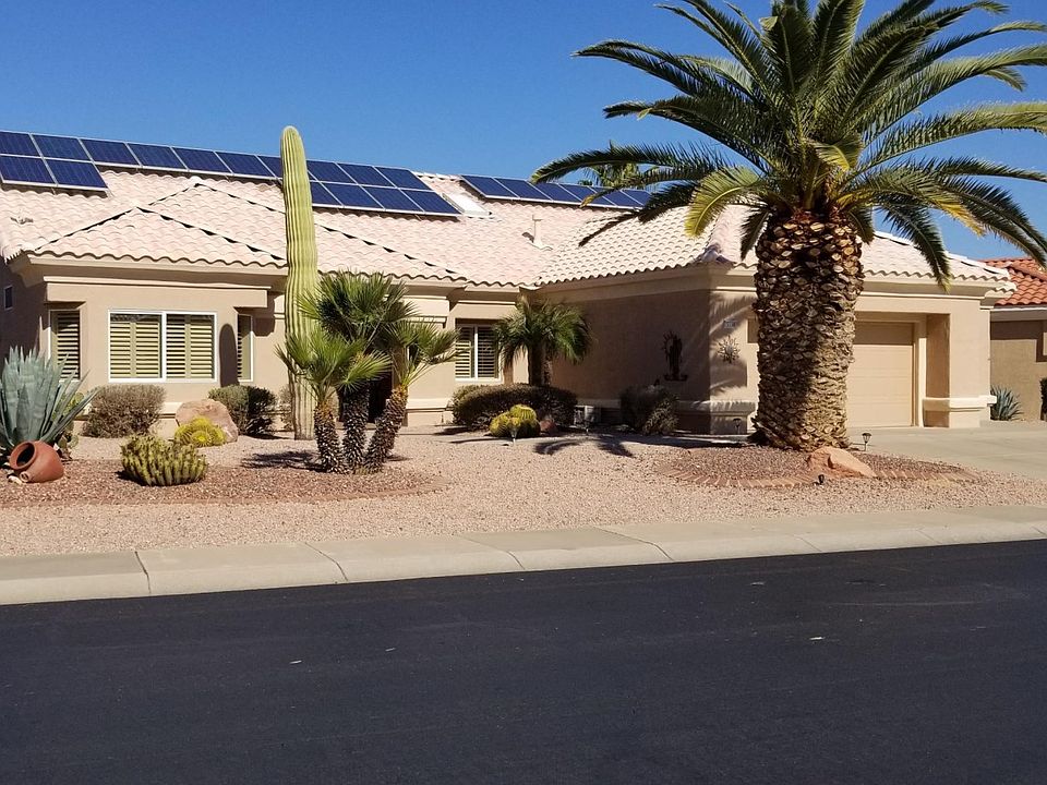 Side and front of home