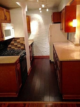 Updated galley kitchen