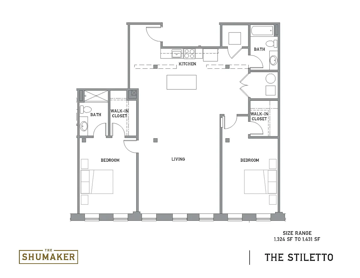 Floor plan The Stiletto