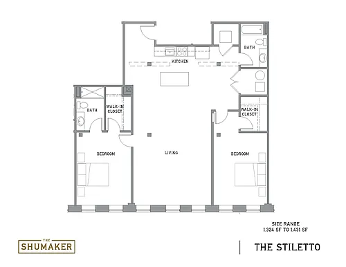 Floor plan The Stiletto