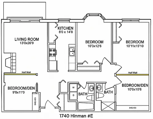 Floor plan 1740 E
