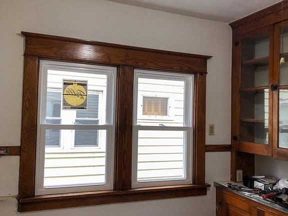 Newly installed kitchen windows