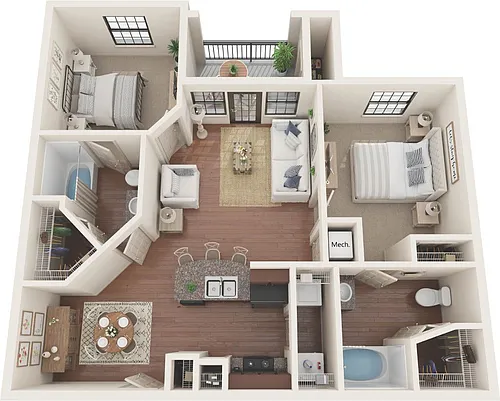 Floor plan B1