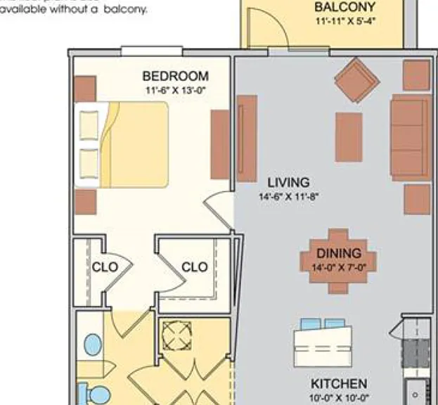 Crystal Floorplan Diagram