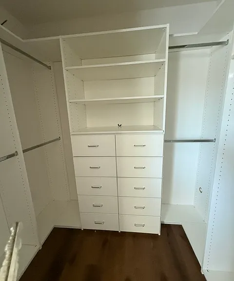 Primary closet