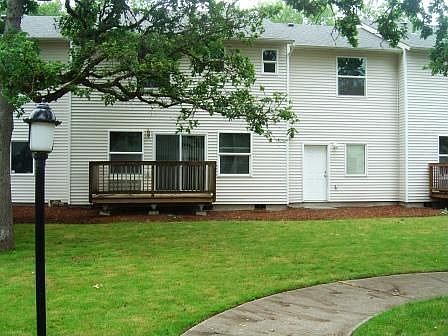 Parklike Setting in back with Deck