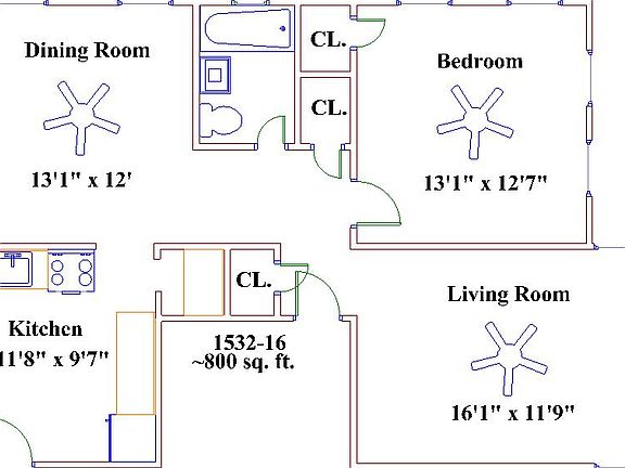 3rd image of 1532 N Austin Blvd APT 10