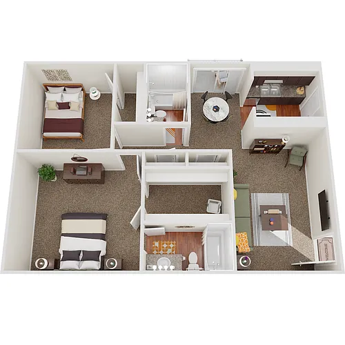 Floor plan 2BG