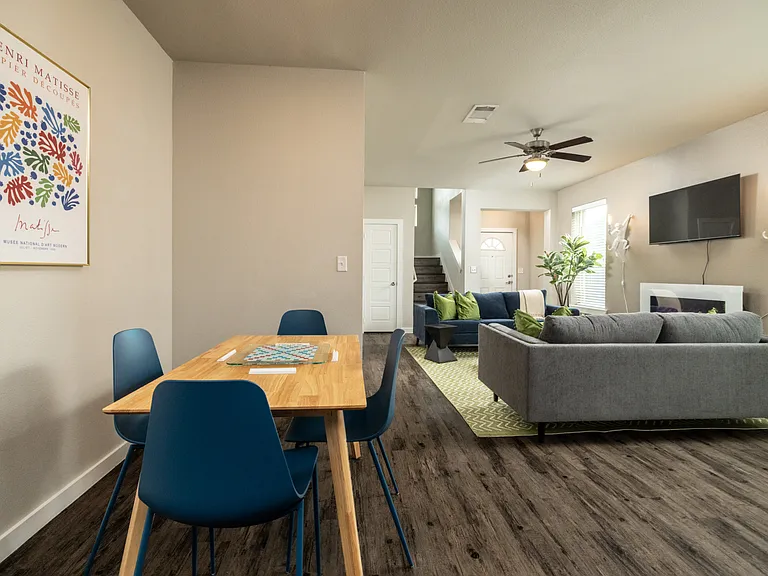 Enjoy family and friends in open concept dining area and living room