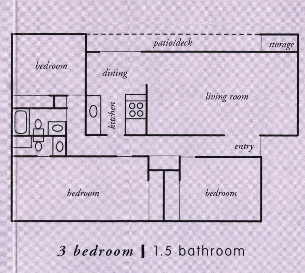 Floor plan 3 Bedroom