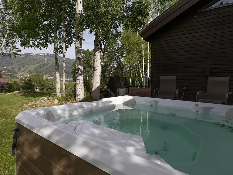 Outside Jacuzzi