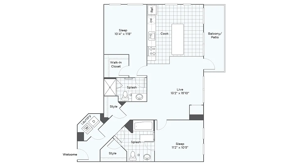 Floor plan B1T