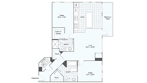Floor plan B1T