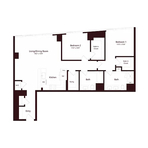 Floor plan Cameo