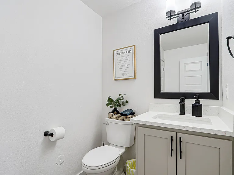 Half bath for more privacy!