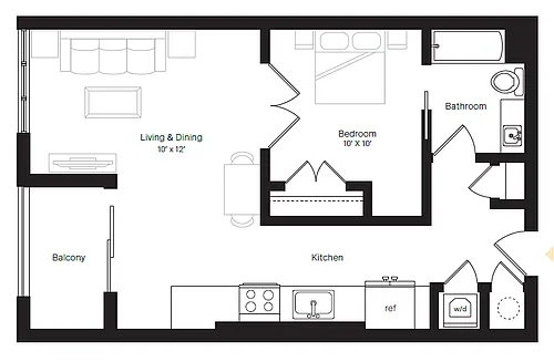 Floor plan A6 318 Collection