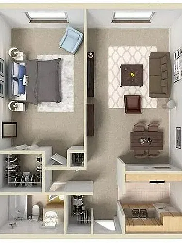 Floor plan A3 1X1