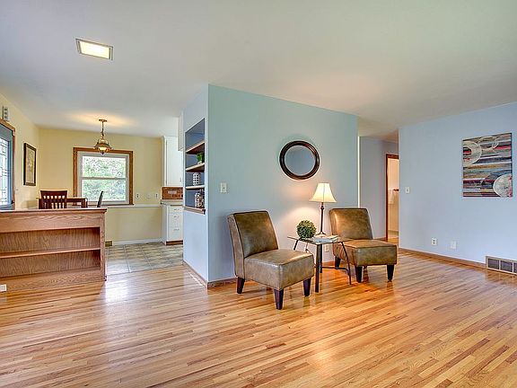 Hardwood floors on main