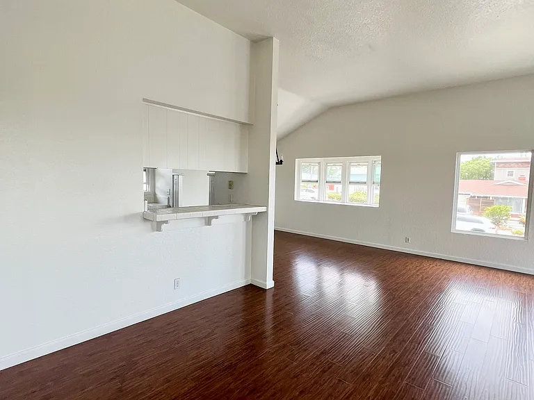 Un-staged photo of the living/great room!