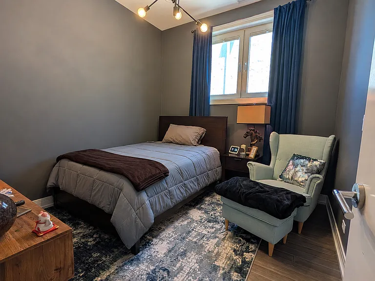 Comfortable, private bedroom with full-size bed