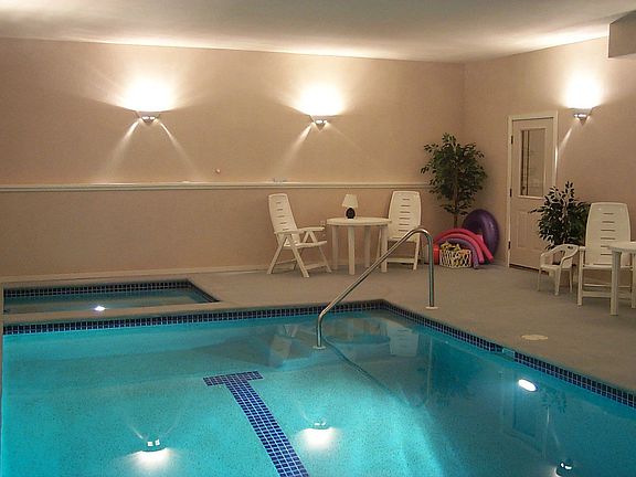 indoor pool and spa