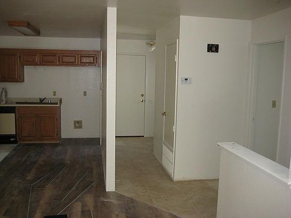 kitchen open to living area, all new flooring