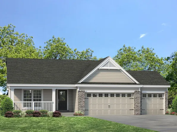 Lansford 3-Car Plan, The Villages at Post Farms Manors 3-Car
