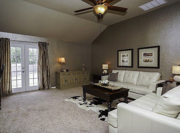 Fabulous French doors lead to patio