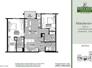 Manchester-A (Handicap Adaptable) Plan, Village Cooperative of Cheyenne (Active Adults 62+), Cheyenne, WY 82009