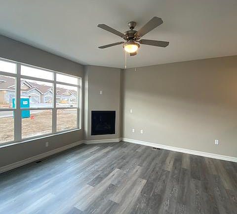 Grey tone vinyl plank throughout home