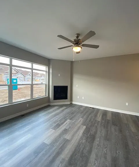 Grey tone vinyl plank throughout home