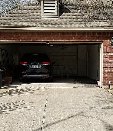 Garage with Built Ins