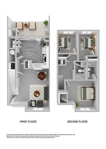 Floor plan 3 Bedroom 2 Bathroom