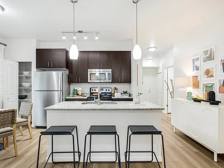 Luxury vinyl plank throughout in select apartments