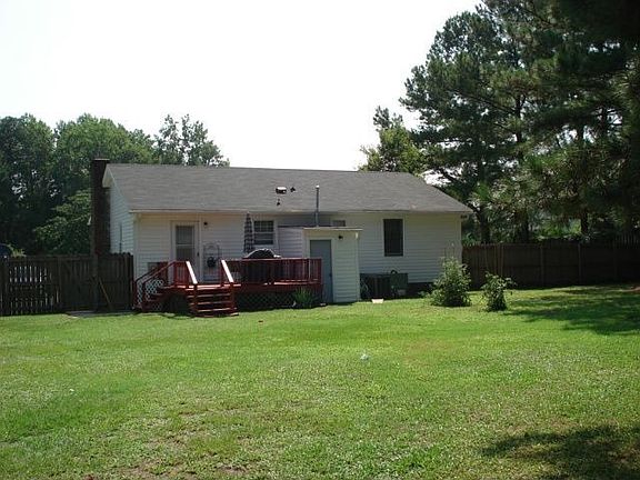 Rear view of home