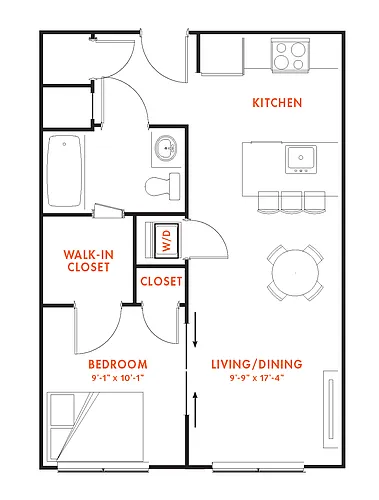 Floor plan A1A-1