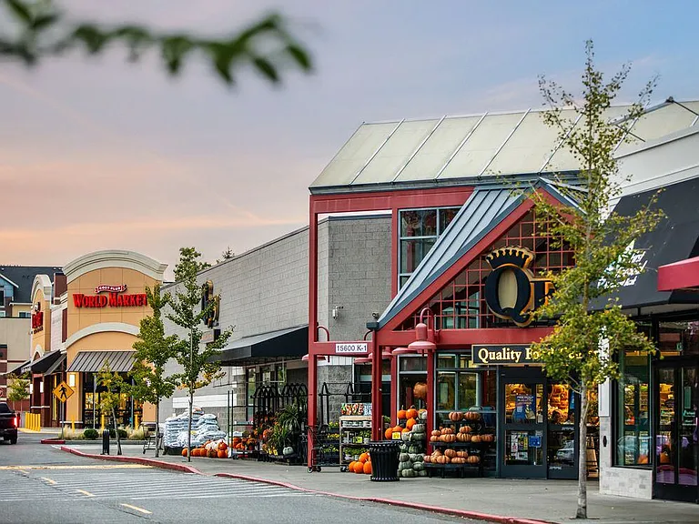 Down the street from Crossroads Bellevue shopping center