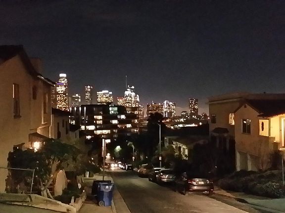 Beautiful view of downtown LA